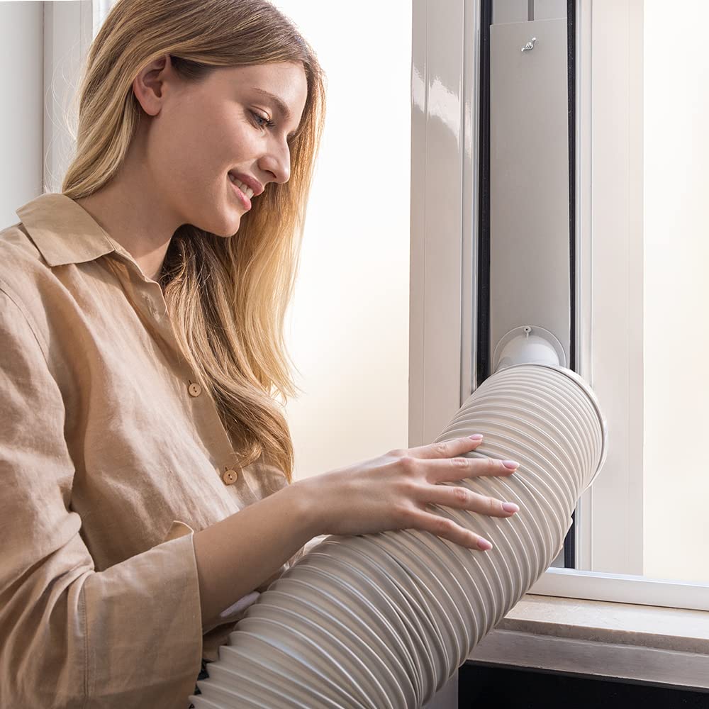 Cecotec Aire Acondicionado Portátil ForceClima 7100 con Mando a Distancia, 7000 BTU, Bajo Consumo, Pantalla LED, 4 Modos, 2 Velocidades, Cobertura 15-20 m²