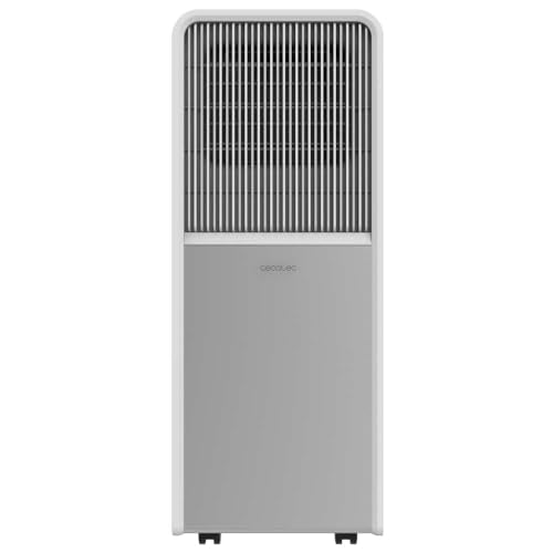 Cecotec Aire Acondicionado Portátil con Mando y Bomba de Calor ForceClima 9450 Style Heating, 9000 BTU, Pantalla LED, 5 Modos, 2 Velocidades, Deshumidificador, Temporizador, 16 m², Blanco