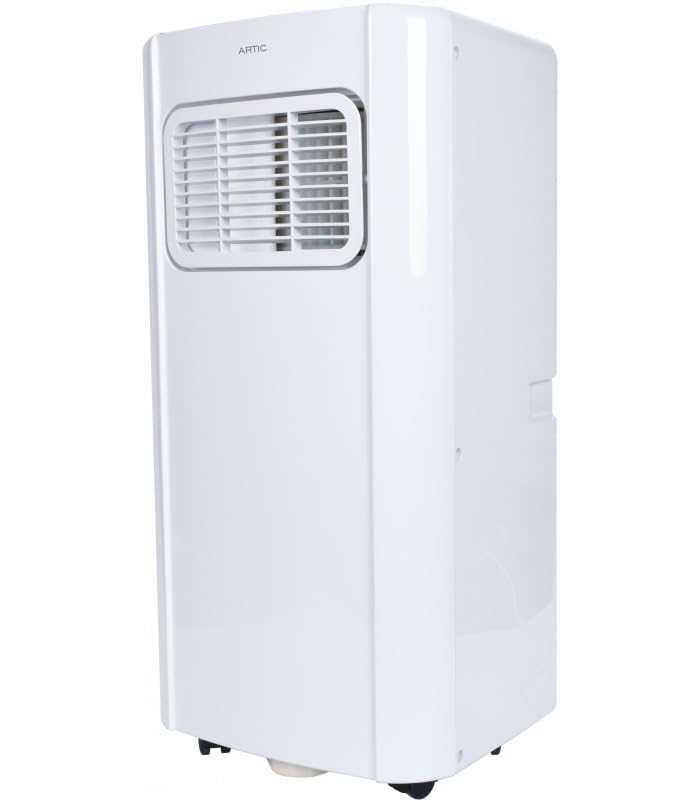 facula Aire Acondicionado Portátil 3 en 1 Artic 7000 BTU, Refrigeración, Ventilación y Deshumidificación, con Temporizador