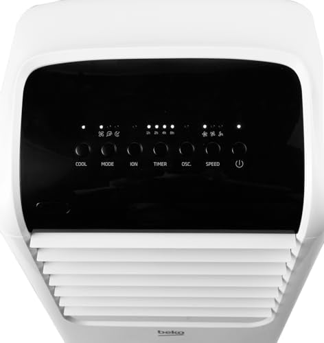 Beko EFE6030W Climatizador Evaporativo, 3 Velocidades, Depósito de Agua, Función de Enfriamiento, Color Blanco