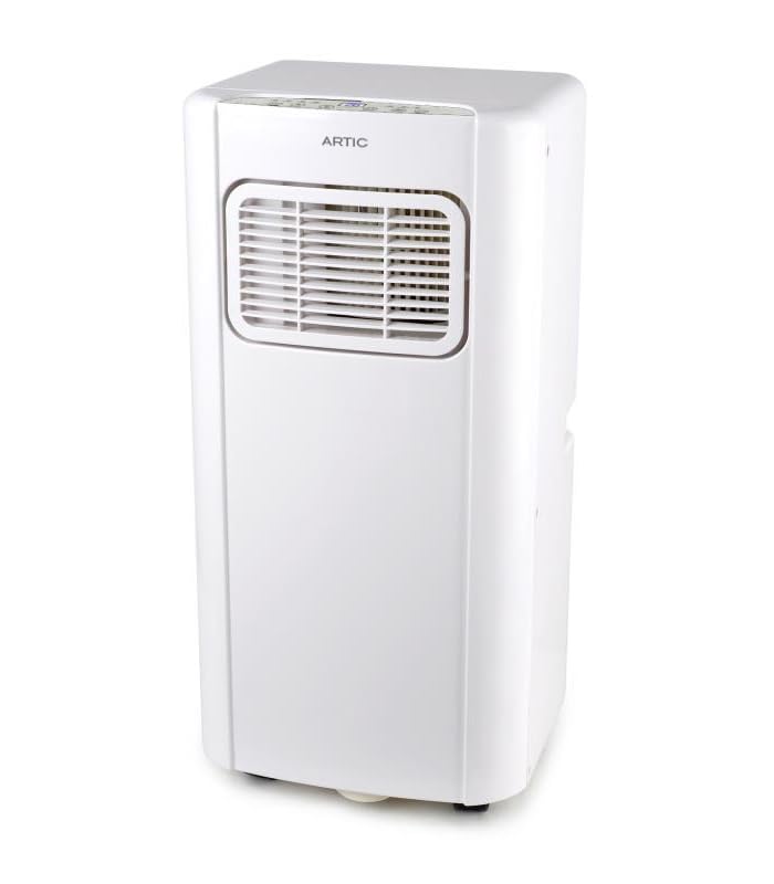 facula Aire Acondicionado Portátil 3 en 1 Artic 7000 BTU, Refrigeración, Ventilación y Deshumidificación, con Temporizador