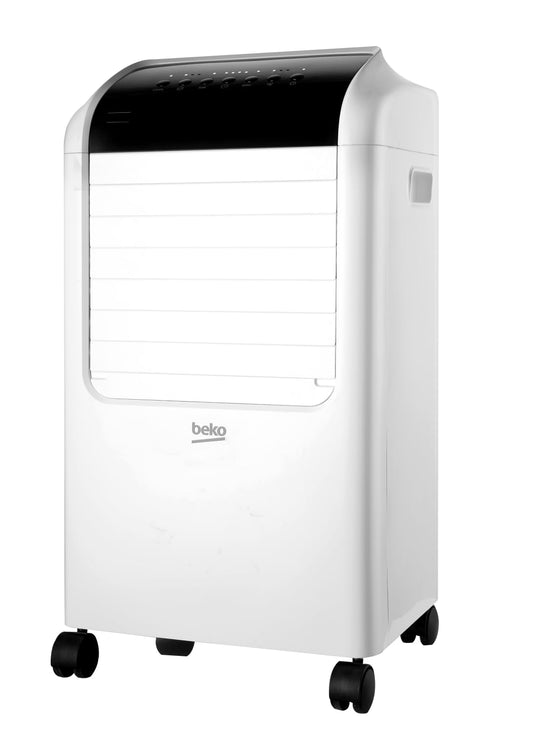 Beko EFE6030W Climatizador Evaporativo, 3 Velocidades, Depósito de Agua, Función de Enfriamiento, Color Blanco