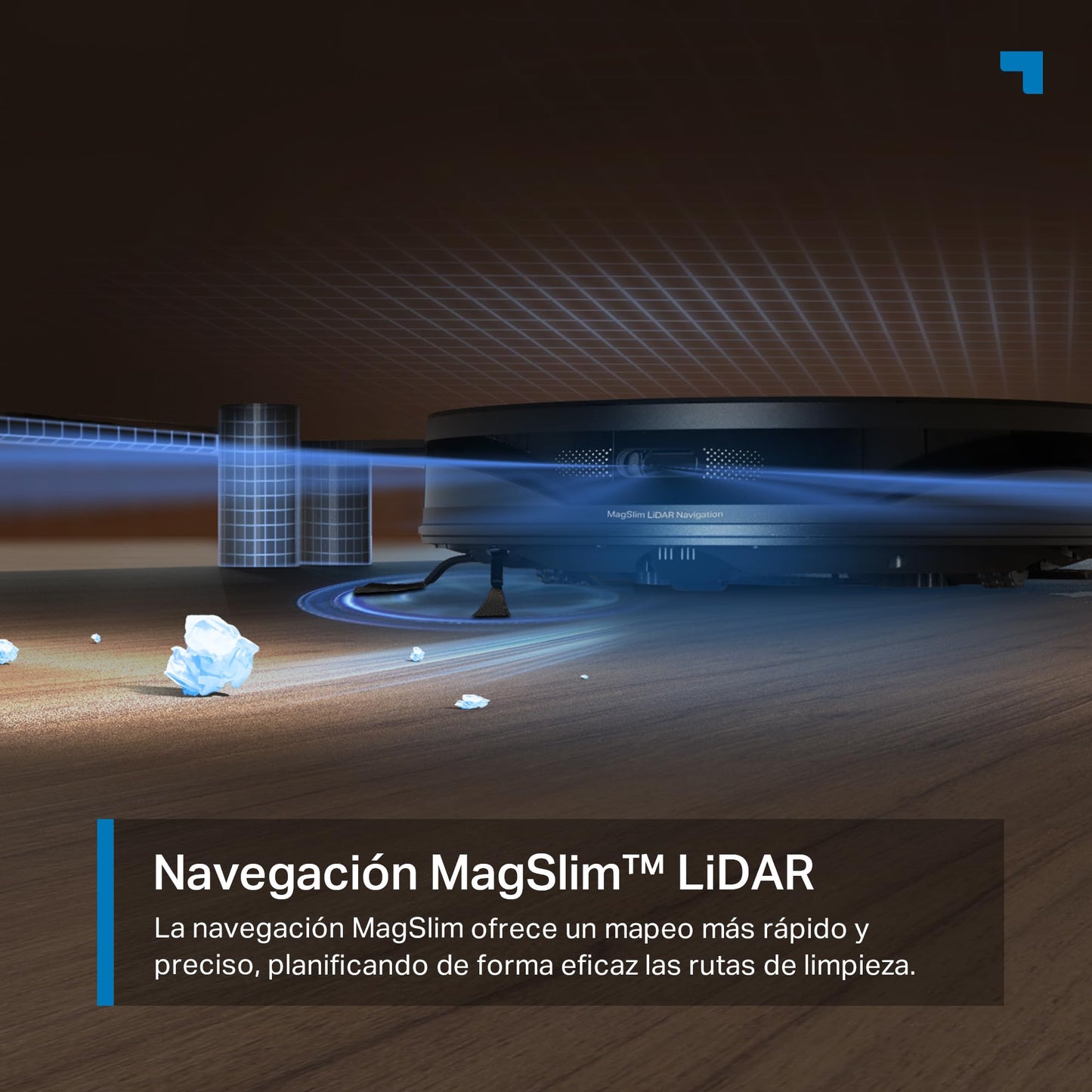 Tapo RV20 MAX Plus Robot Aspirador y Fregasuelos 4 en 1, 5300 Pa, Vaciado Automático 3 L, Navegación LiDAR+IMU, Limpieza Inteligente IQ+, Control por App